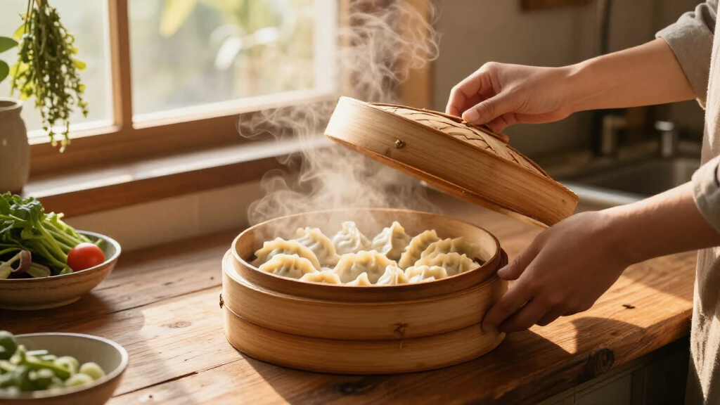 bamboo steamer set premium