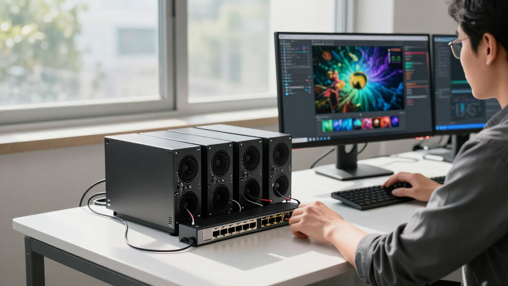 professional 10gbe network switch for 3d rendering