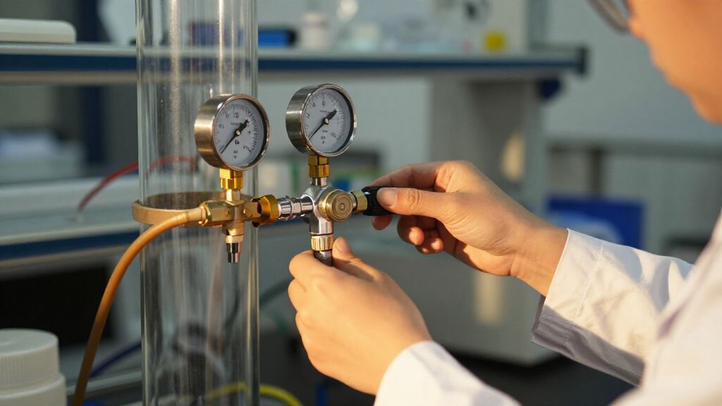 compressed gas regulators for labs