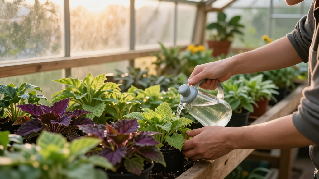 greenhouse shelves for rare plants