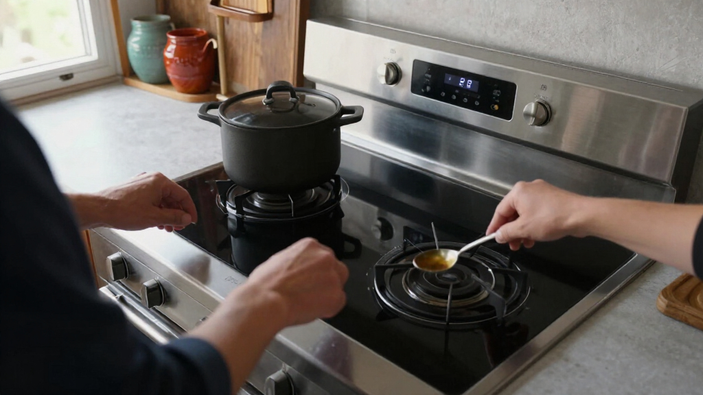 slide in electric range