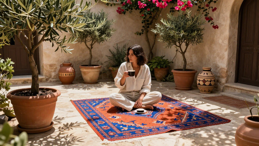 outdoor rug for patio mediterranean style