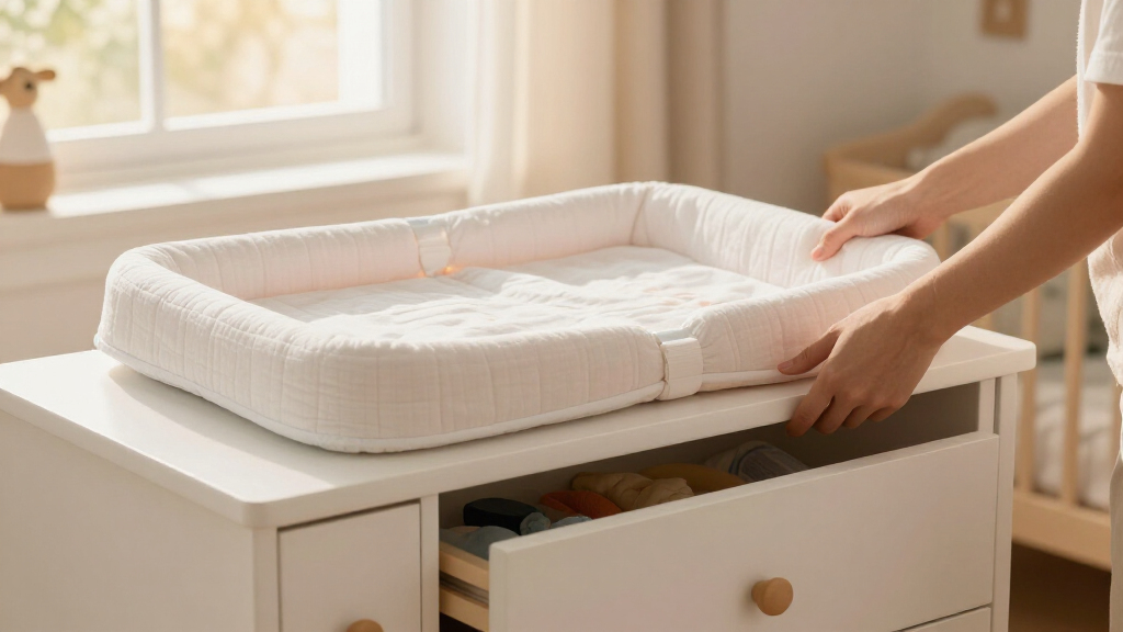 best luxury nursery dressers with changing topper