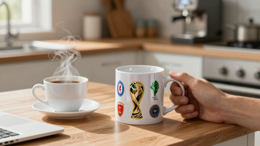 FIFA World Cup themed coffee mugs
