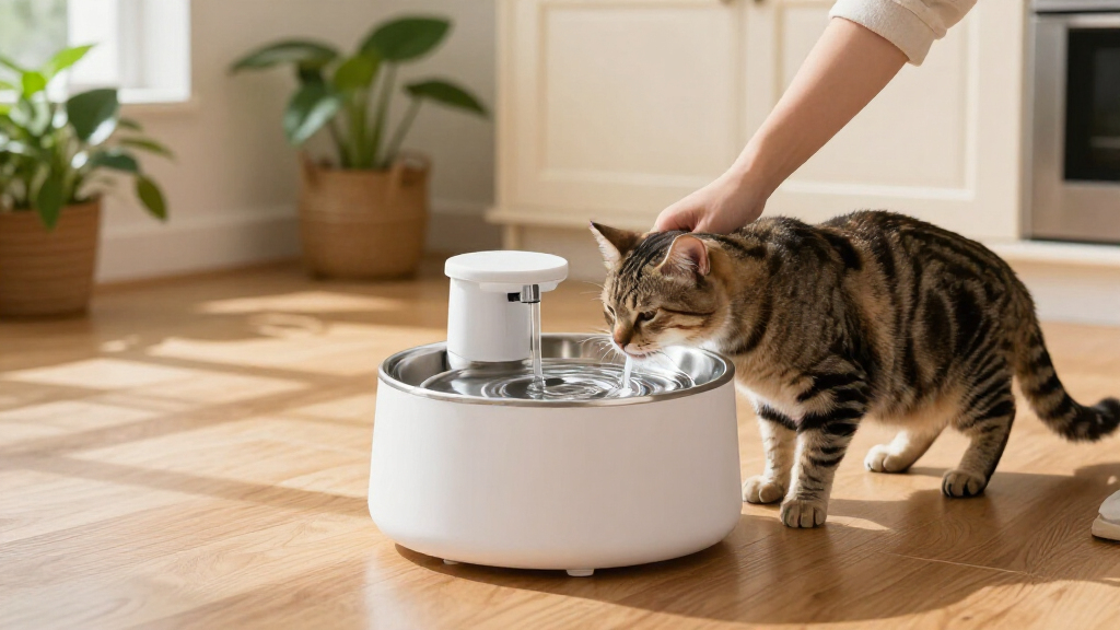 automatic pet water fountains