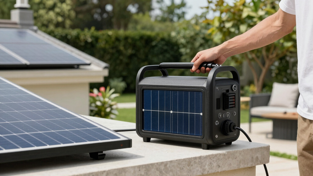 solar-powered backup generators