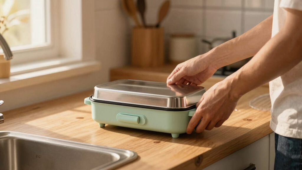compact electric lunch box warmer