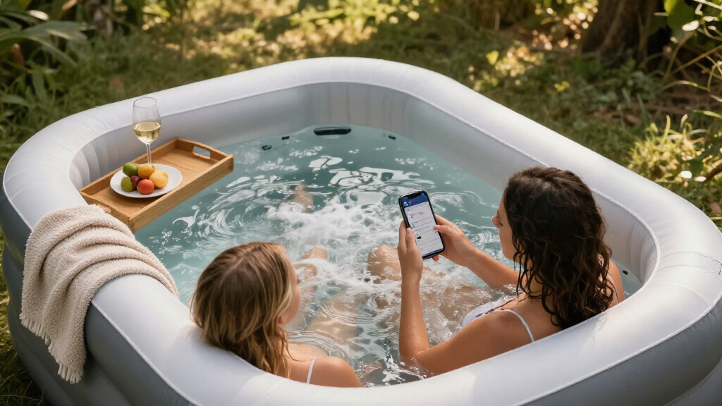 inflatable hot tubs
