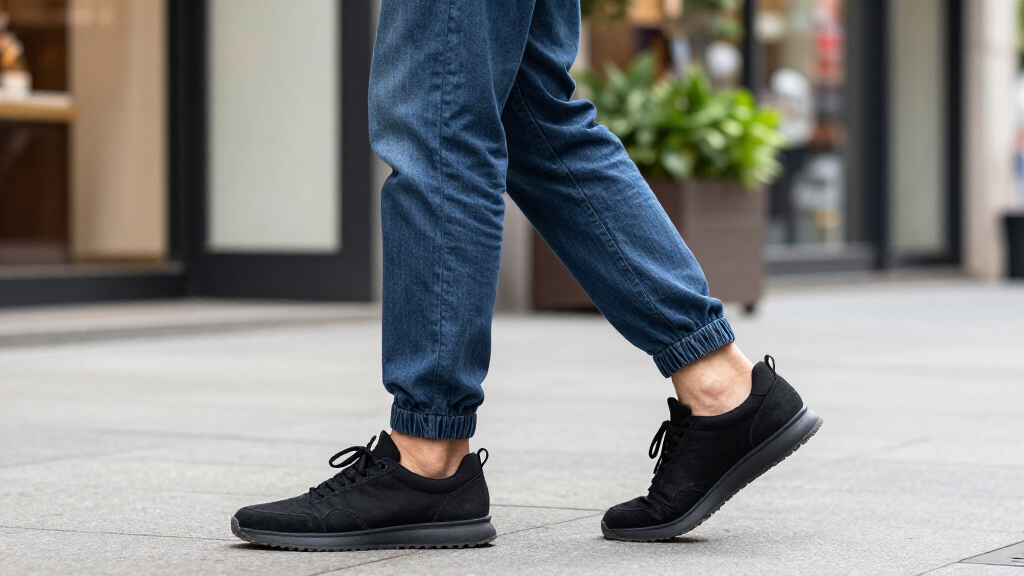 best pants to wear with black sneakers