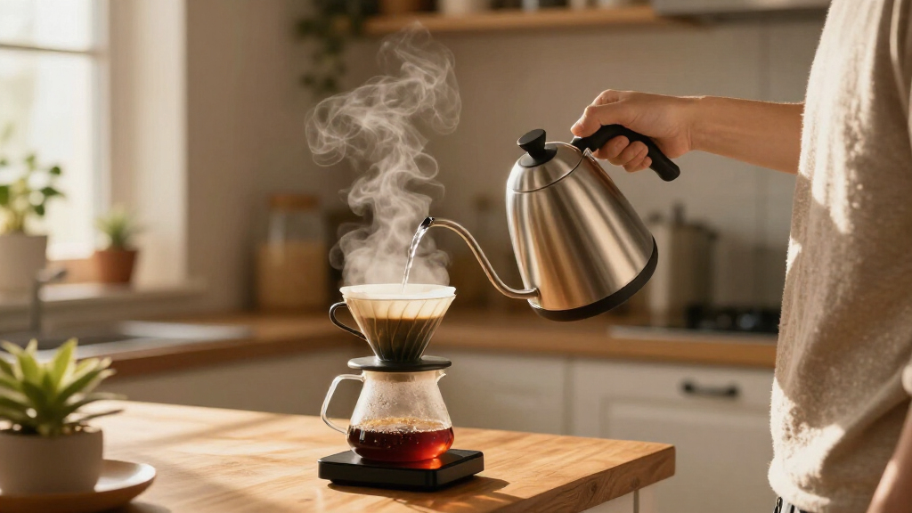 pourover kettles with variable temperature