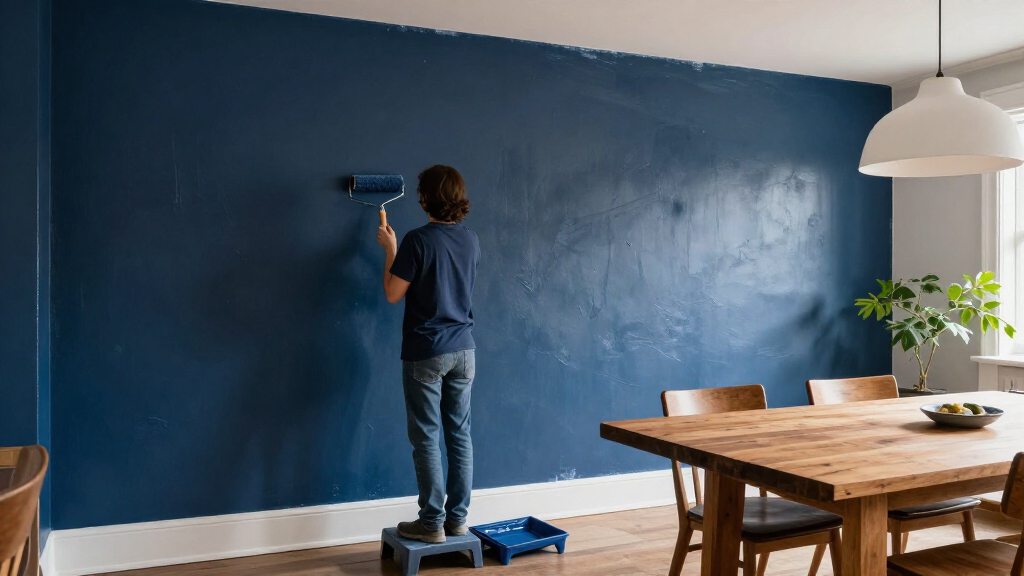 best deep blue dining room paint