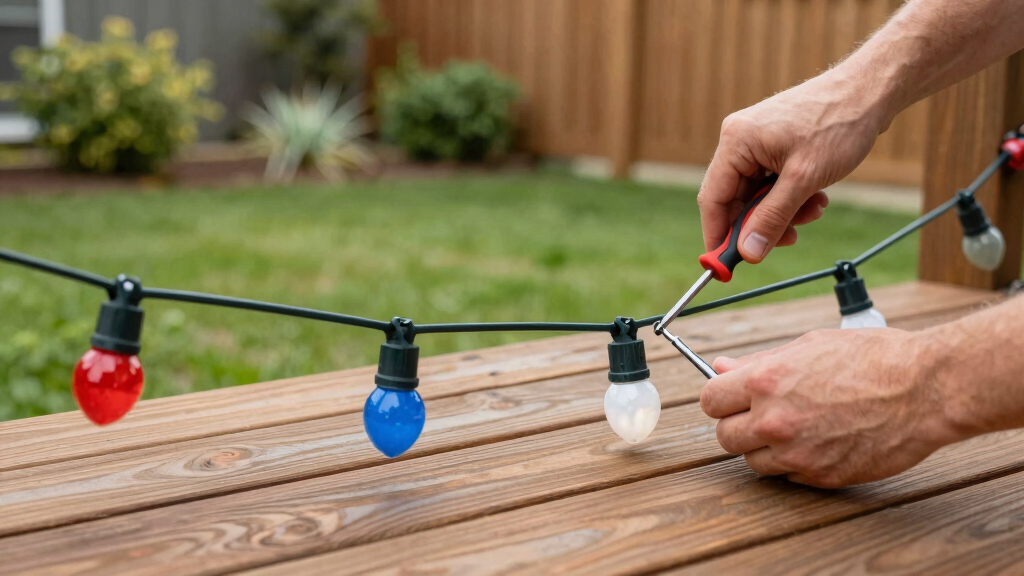 patriotic outdoor string lights