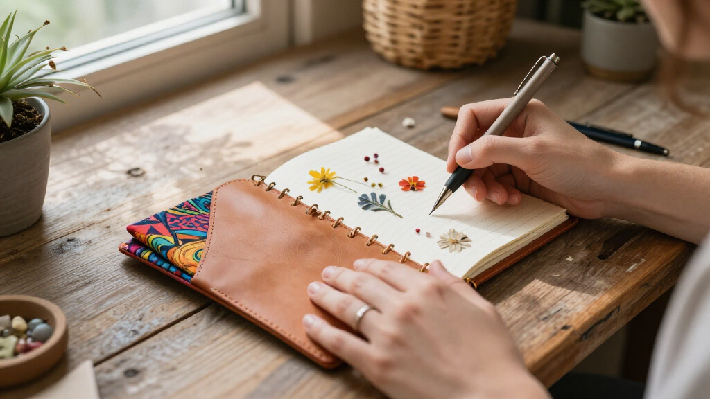 affordable boho style journals