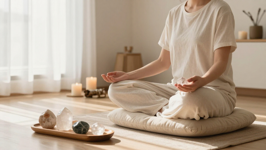 crystal healing meditation kits