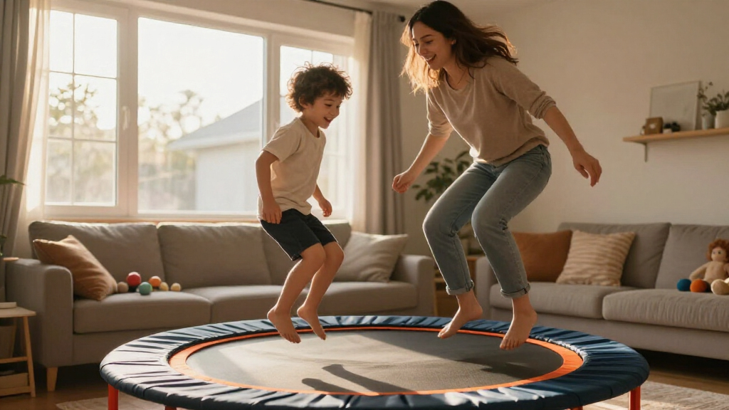 mini trampoline rebounders