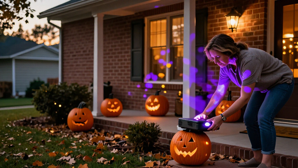 Halloween projector lights