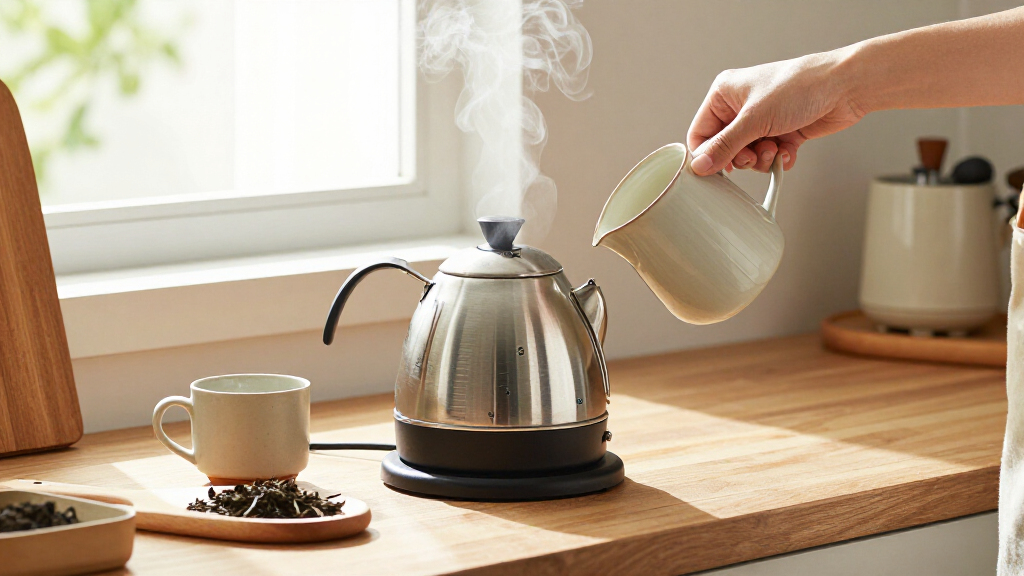 electric kettle with temperature control