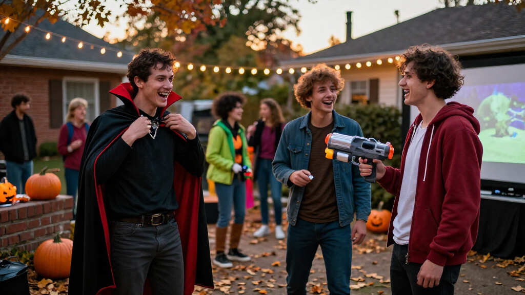 Halloween movie-themed costumes