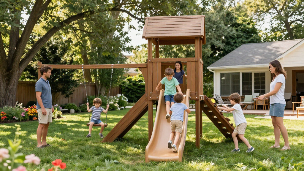 outdoor playsets for backyards