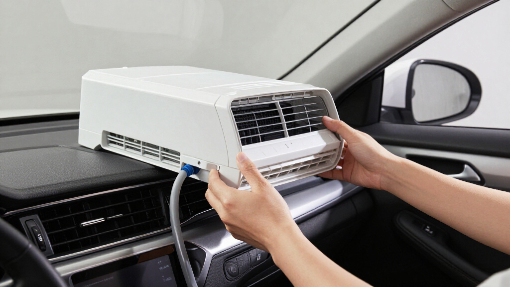 portable air conditioner for a car