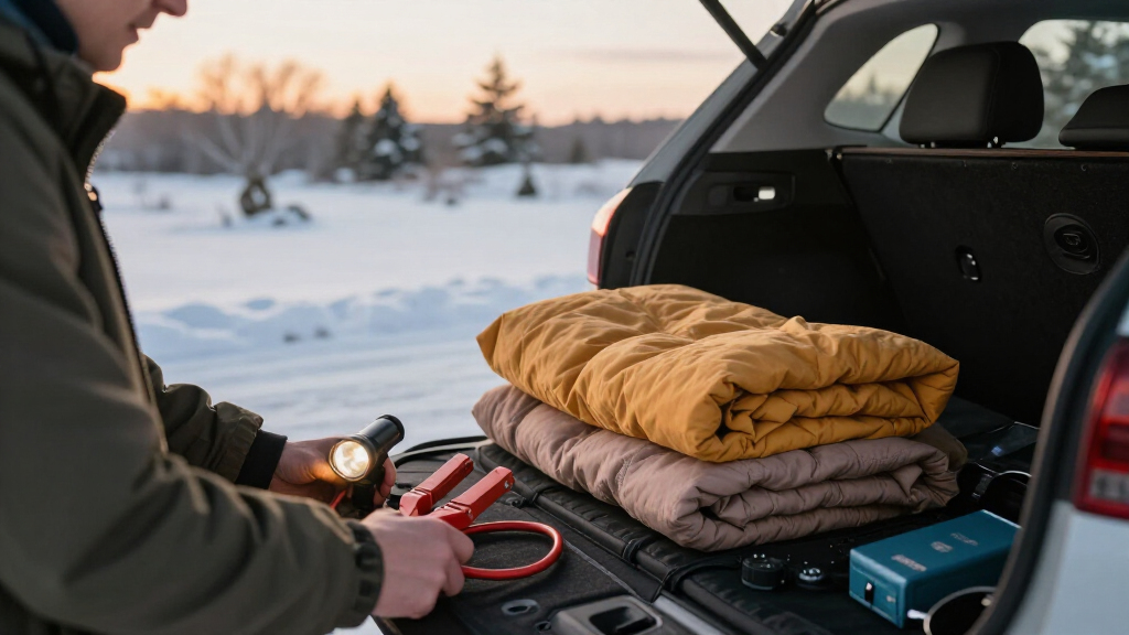 emergency car kit for snow travel