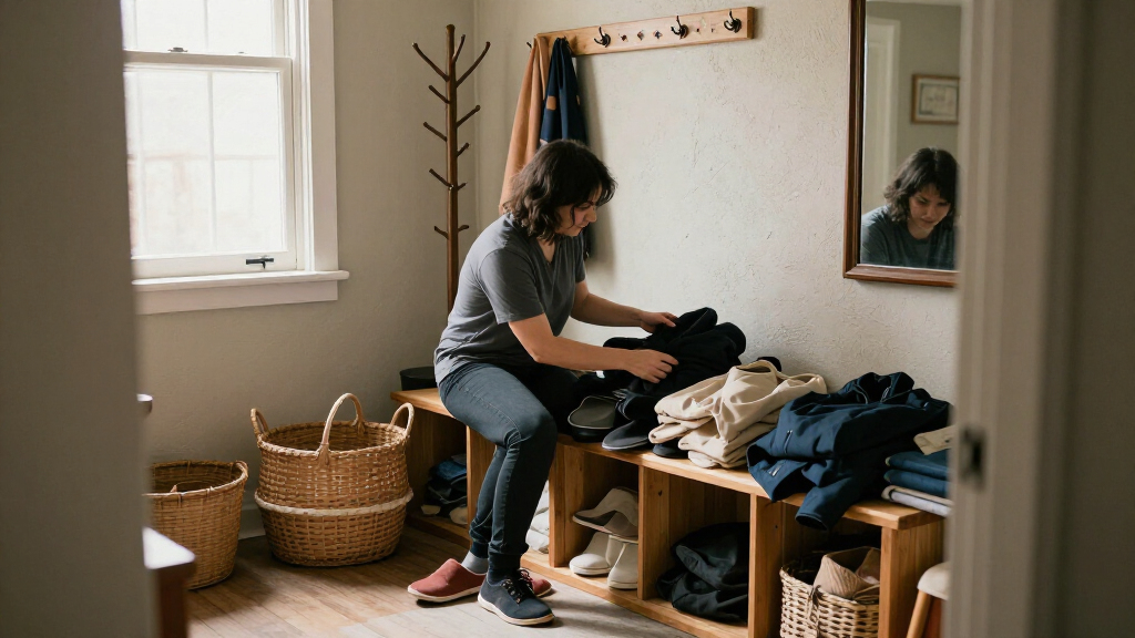 storage bench entryway