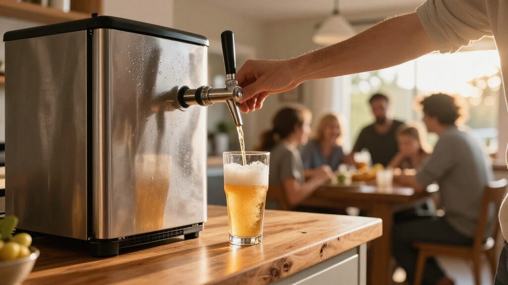 countertop kegerator for home