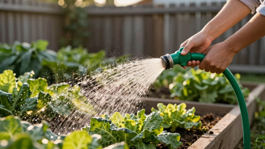 sprinkler for vegetable garden