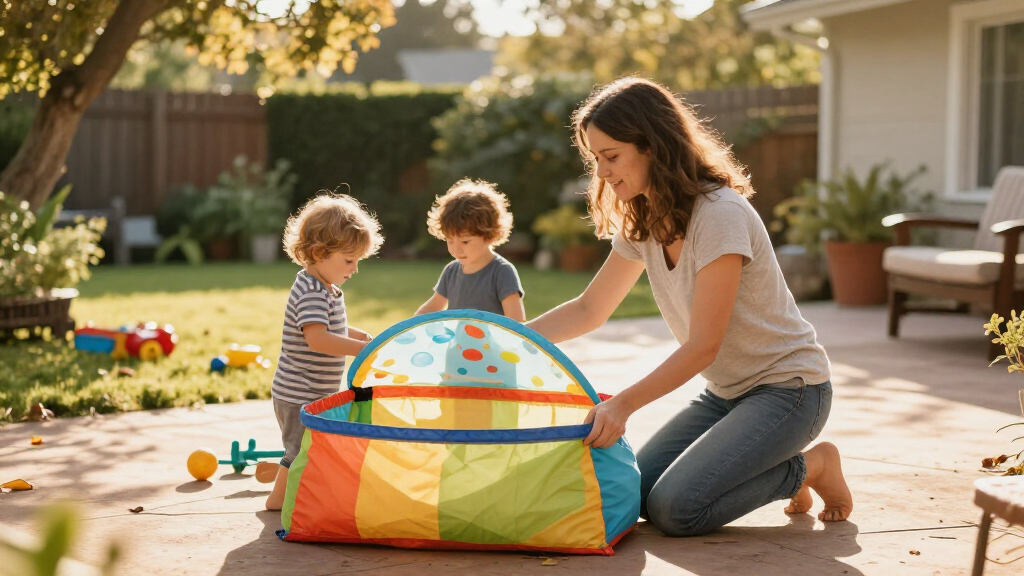 sandbox with cover