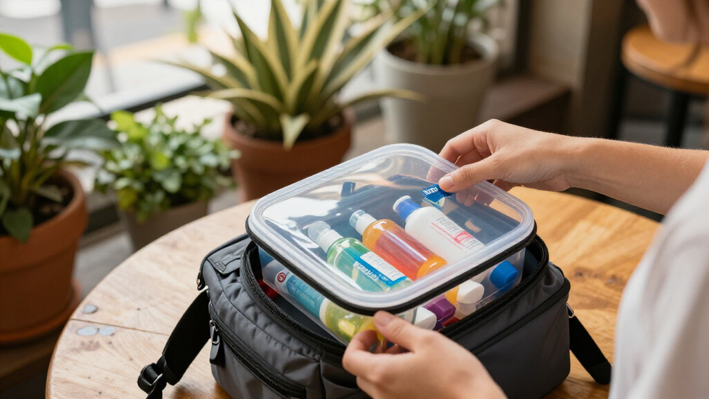 tsaapproved quartsize toiletry kits