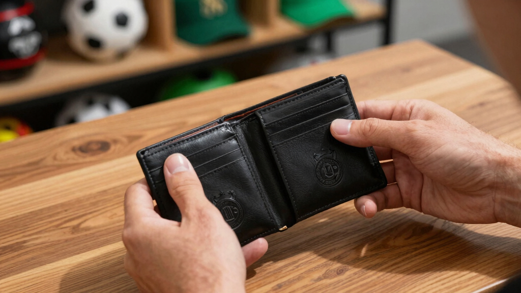 men's soccer fan wallets