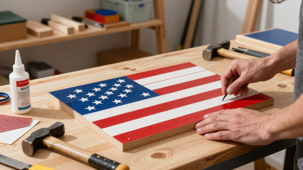 patriotic woodworking project kits