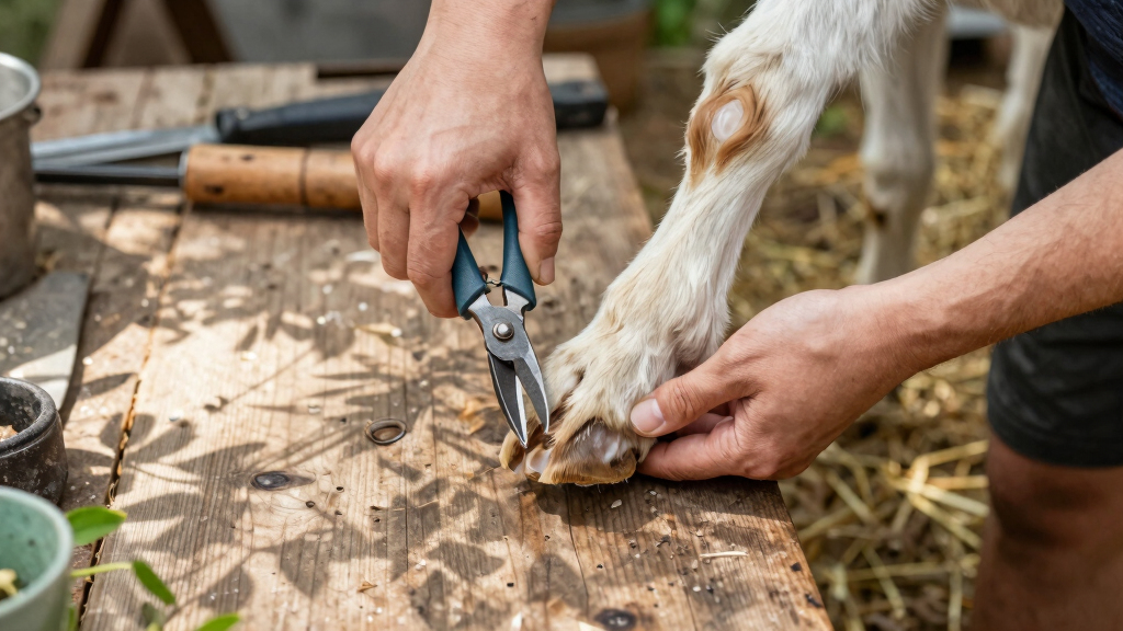 goat hoof trimming shears