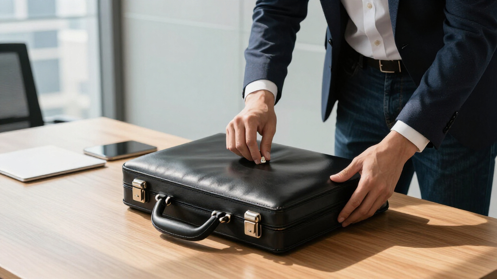 best luxury leather briefcases