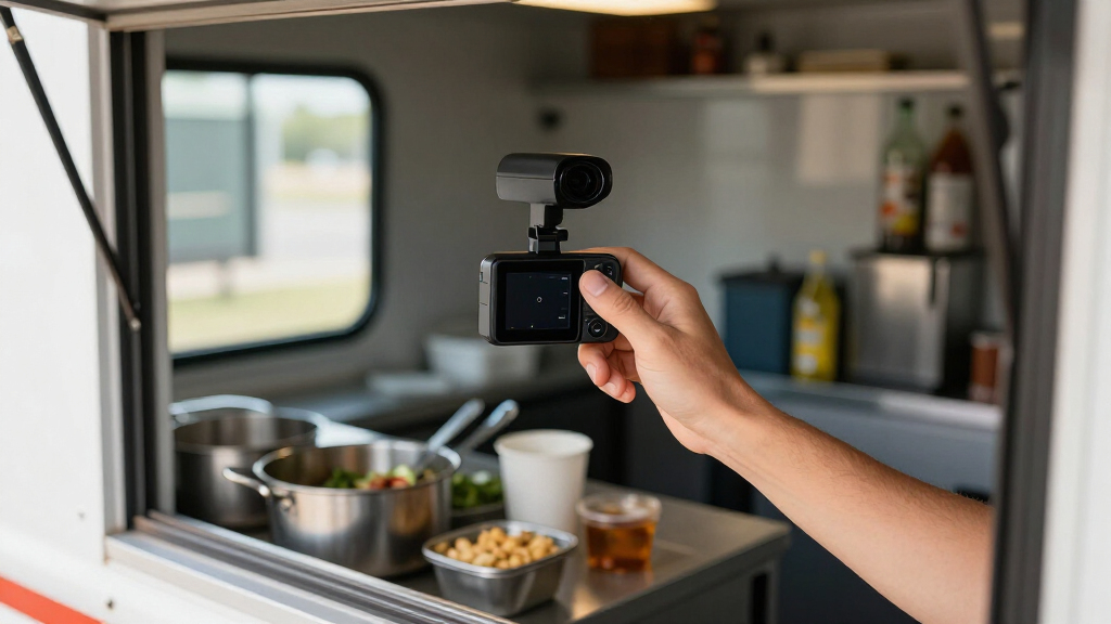 best dash cam with loop recording for food truck