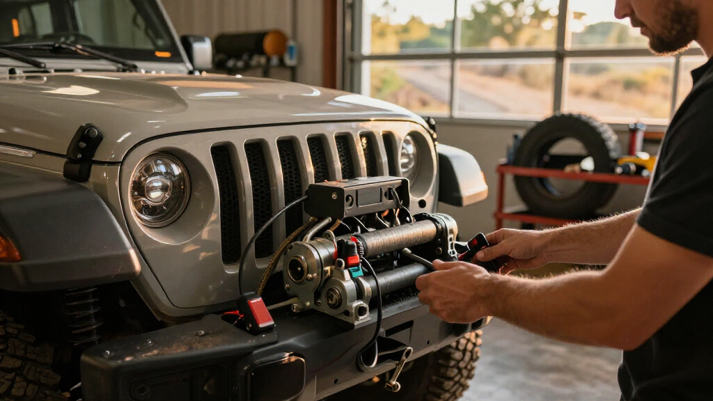 multi mount winch systems for front and rear
