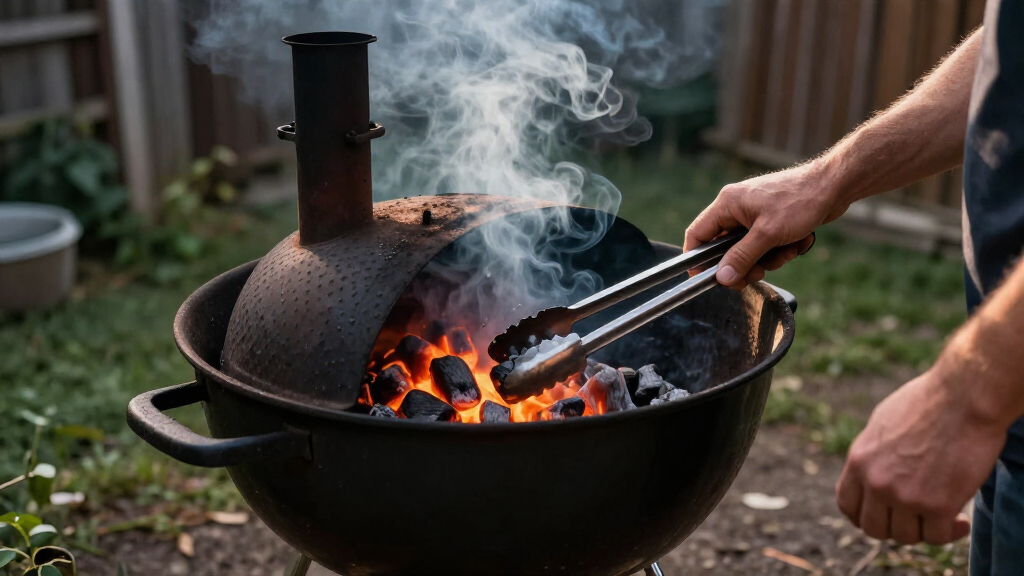 professional charcoal smoker
