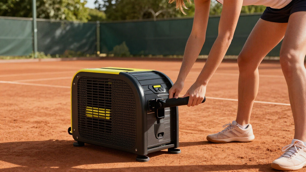 best premium tennis ball machine for training