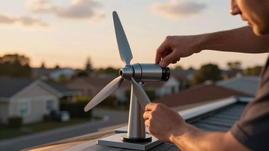 compact wind turbine for home backup