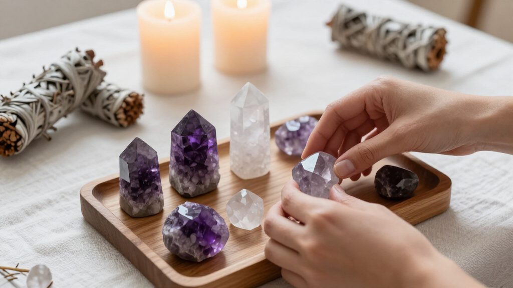 crystal healing meditation kits
