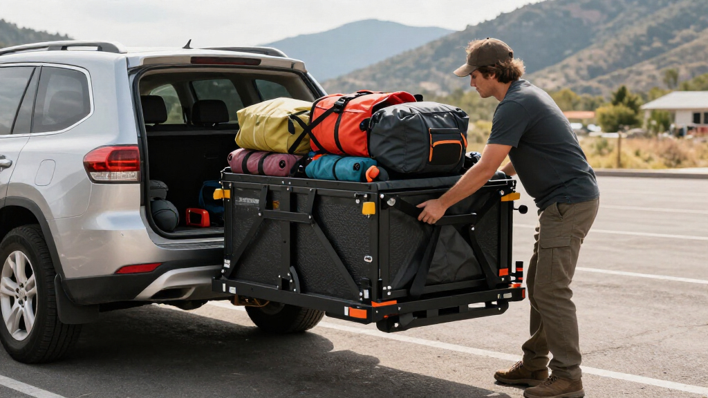 best heavy-duty hitch cargo carrier for towing road trips