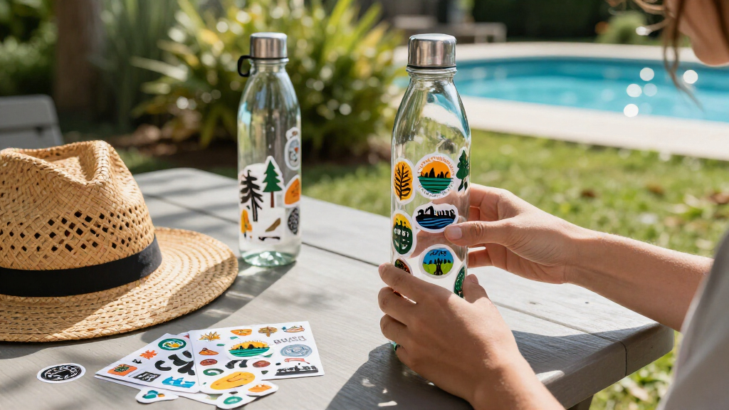 national parks sticker water bottle
