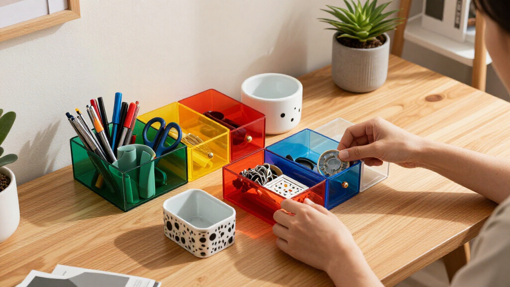 creative desk organizers