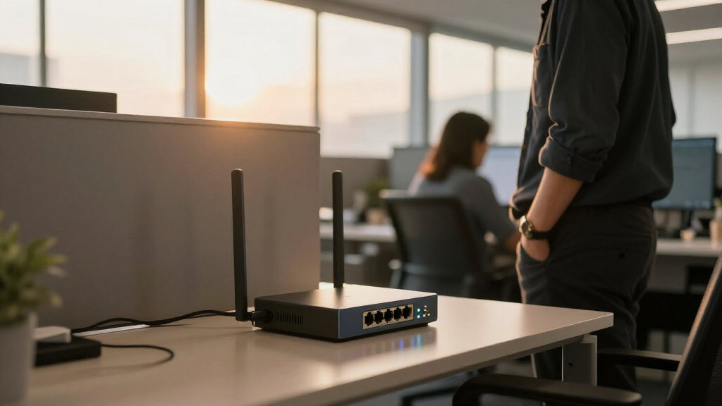 Business access point for open office