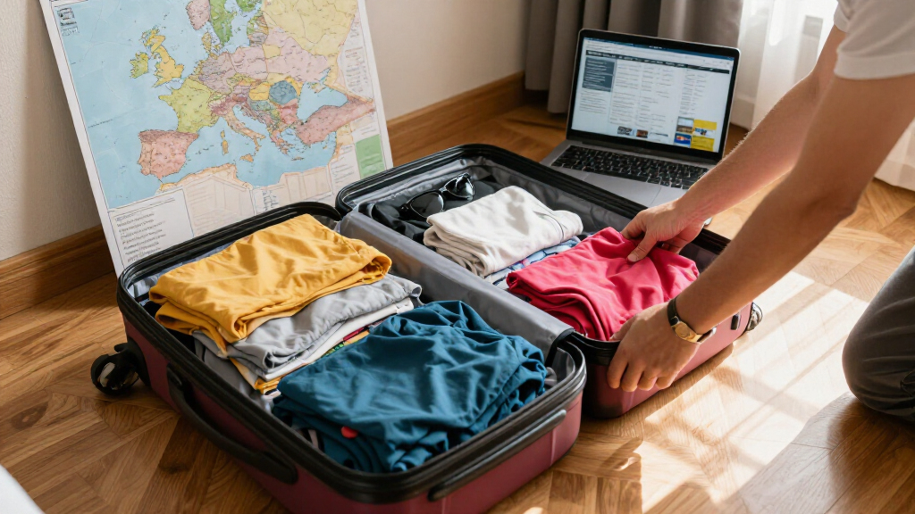 suitcase for multi city europe itinerary