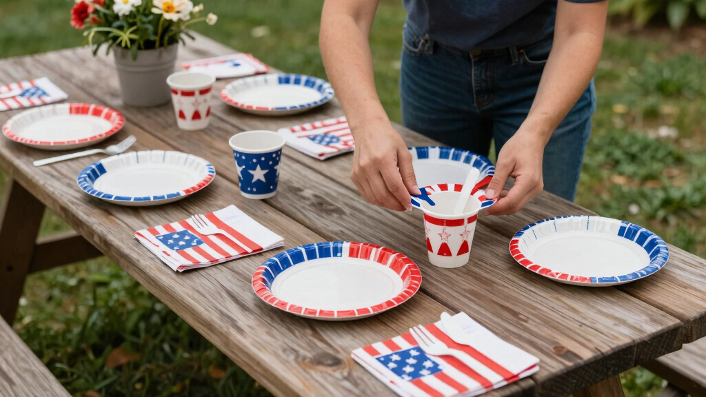 patriotic outdoor party supplies