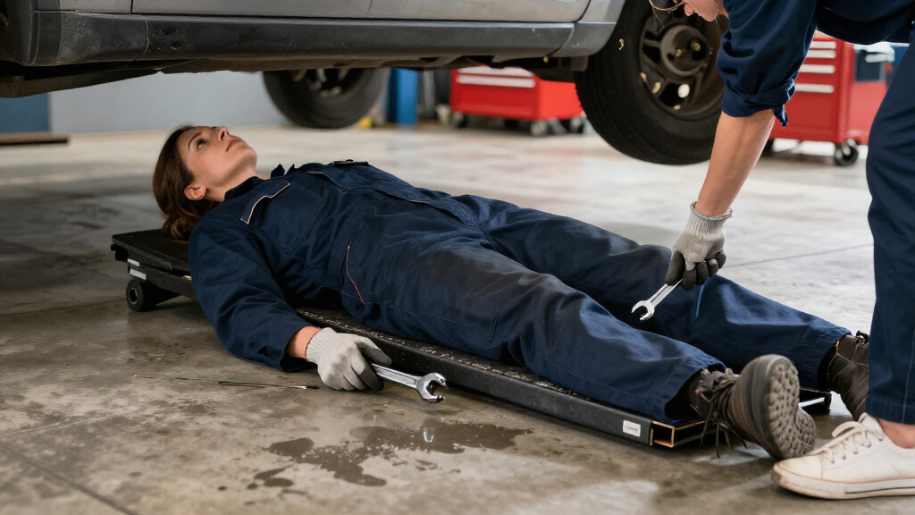 automotive garage creeper
