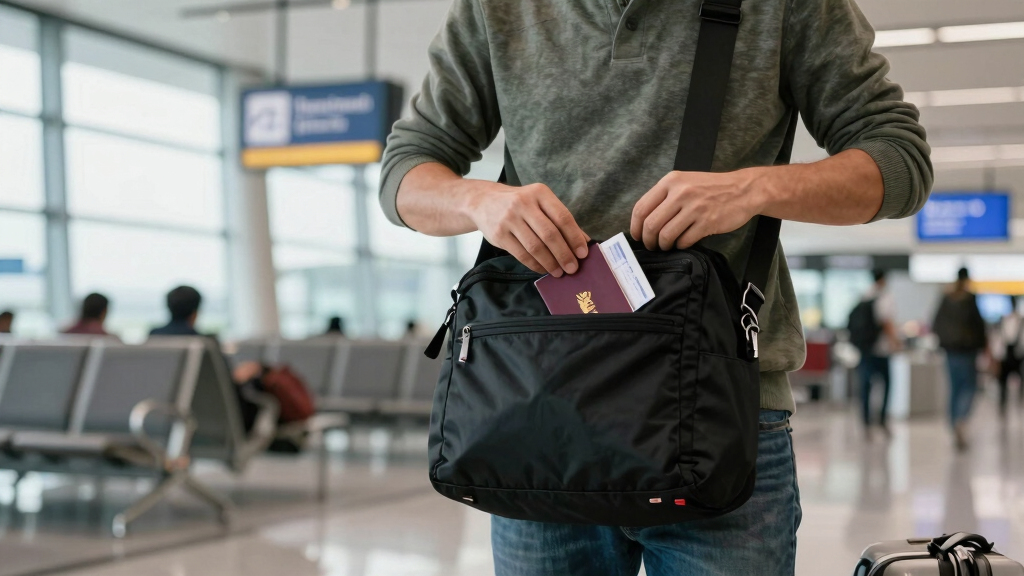 best crossbody travel bag for flights