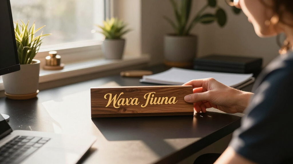 personalized desk name plates
