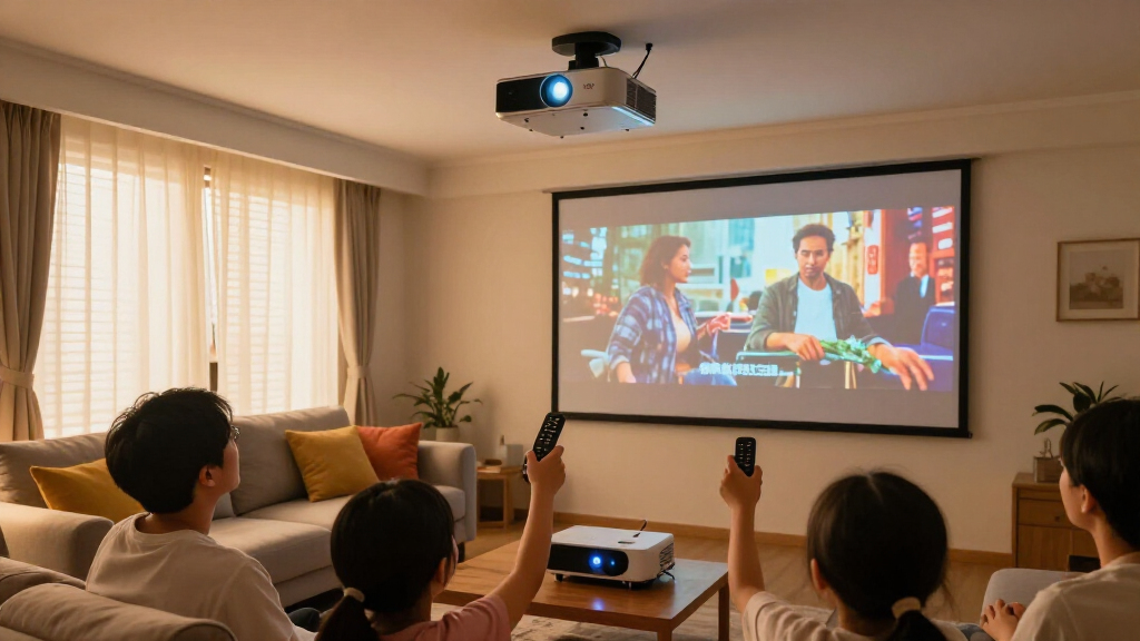 home theater projector for family movie night
